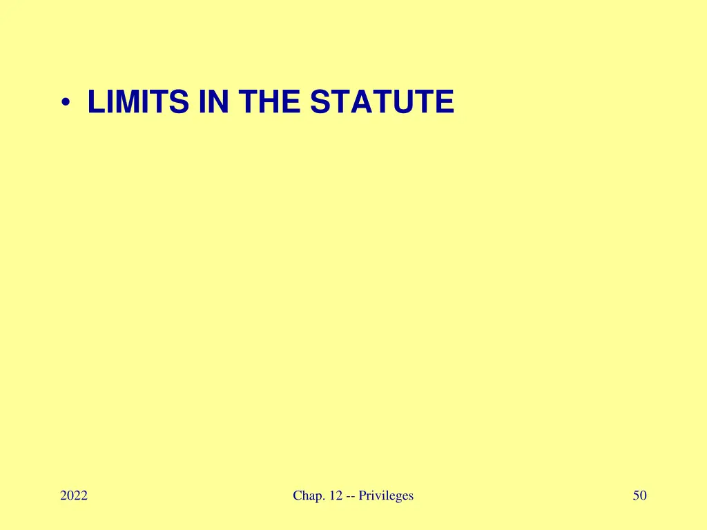 limits in the statute