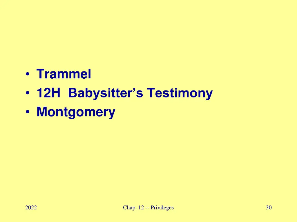 trammel 12h babysitter s testimony montgomery