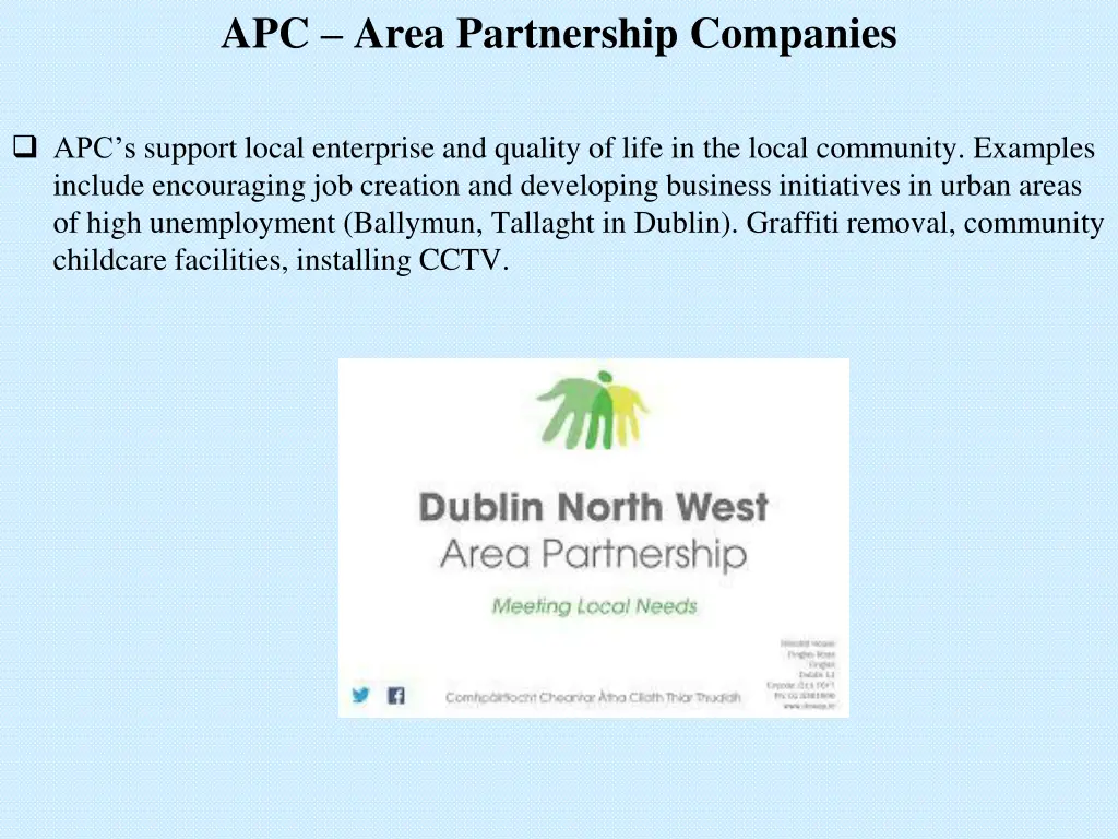 apc area partnership companies