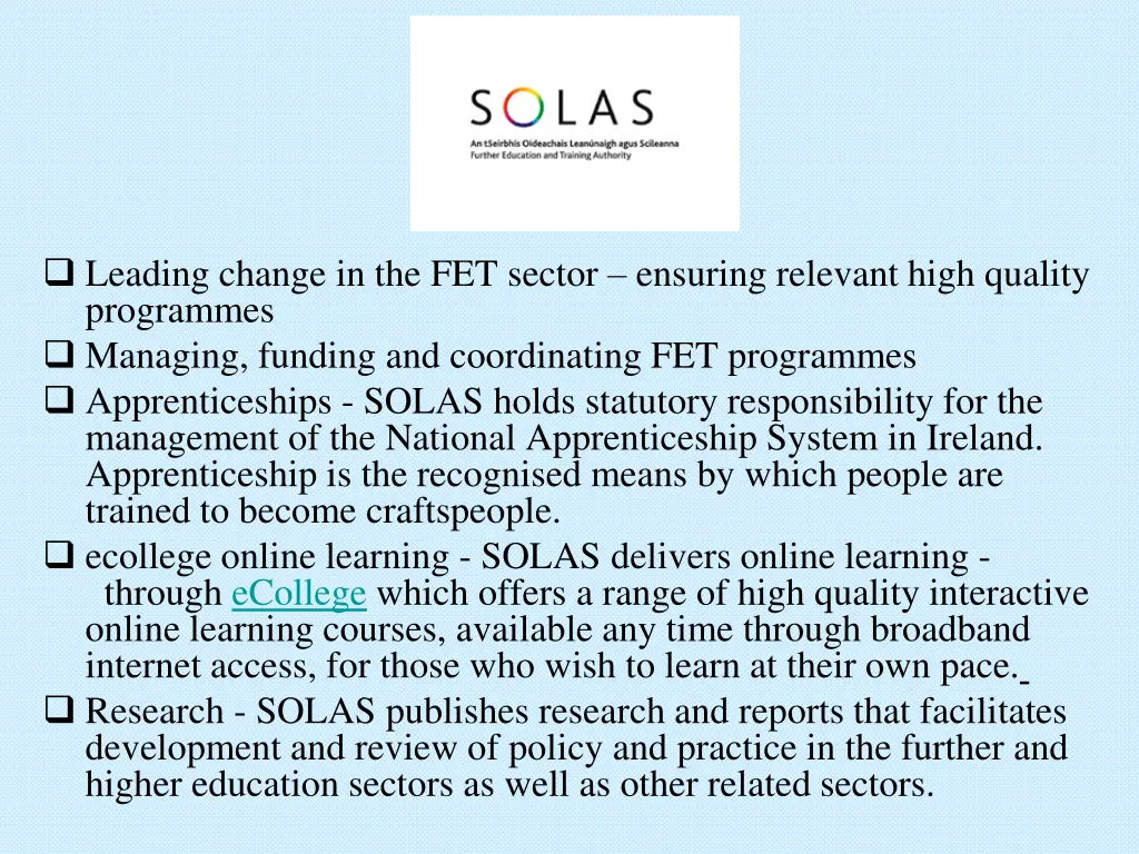 leading change in the fet sector ensuring