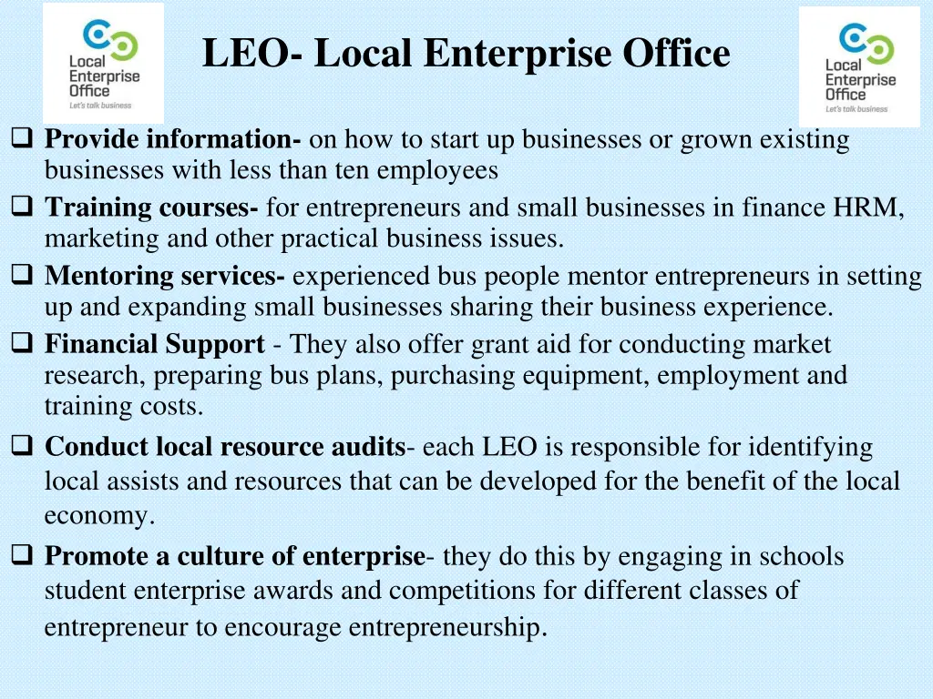 leo local enterprise office