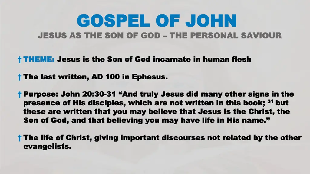 gospel of john gospel of john jesus