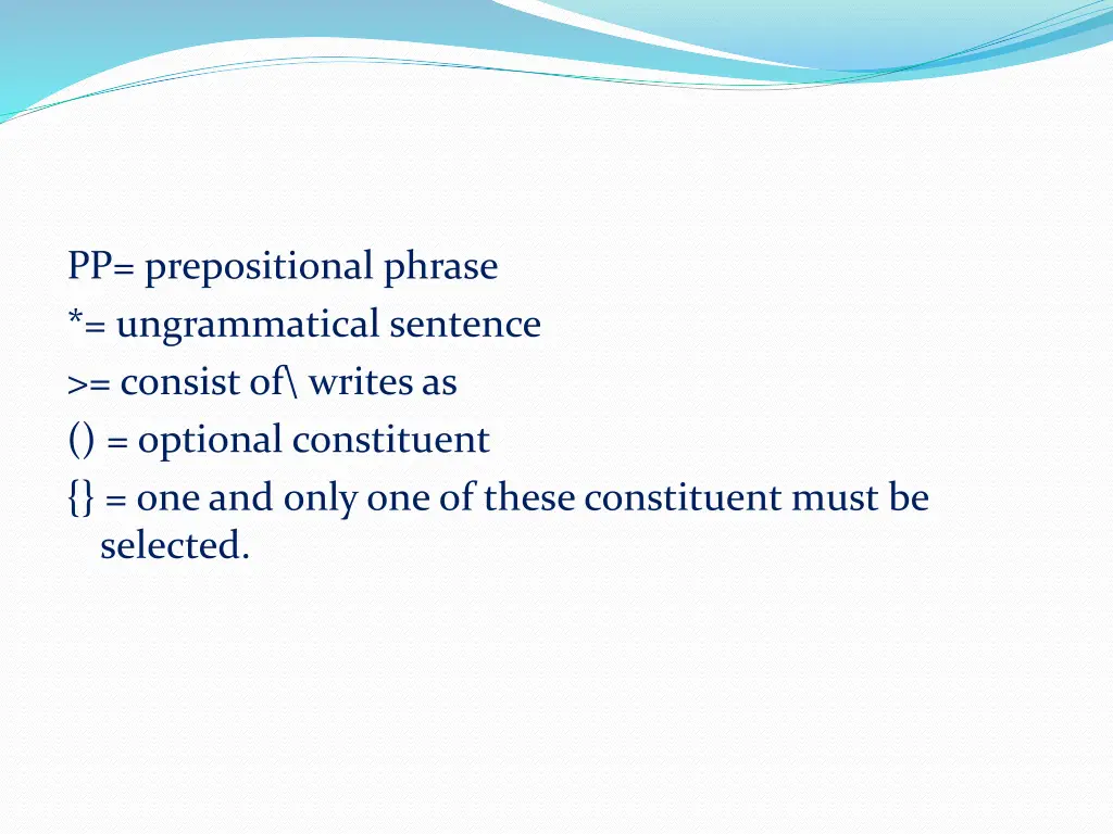 pp prepositional phrase ungrammatical sentence