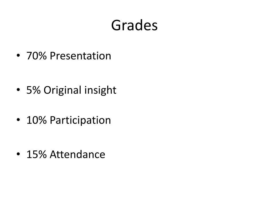 grades