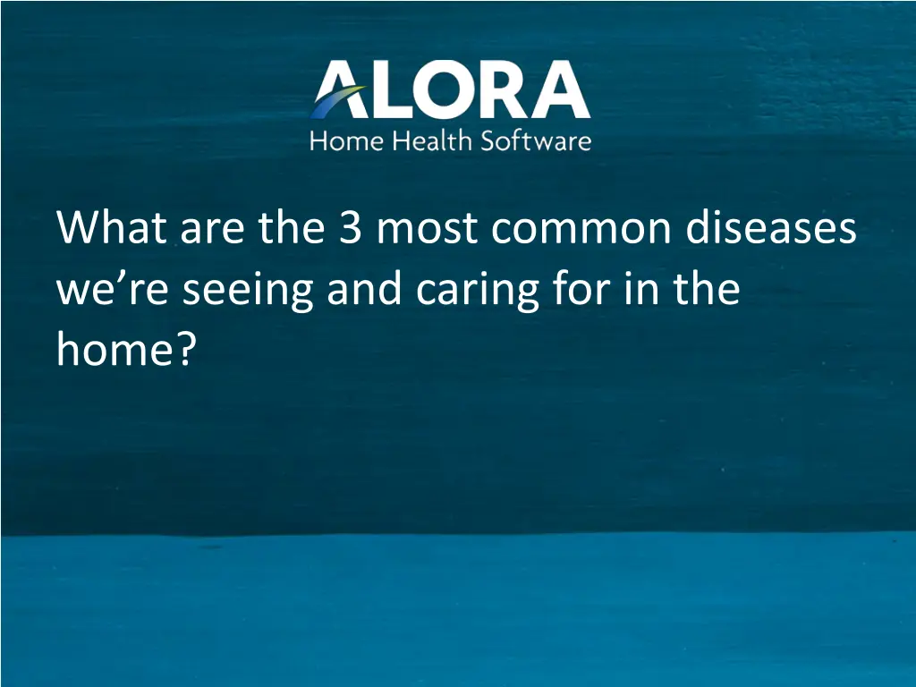 what are the 3 most common diseases we re seeing