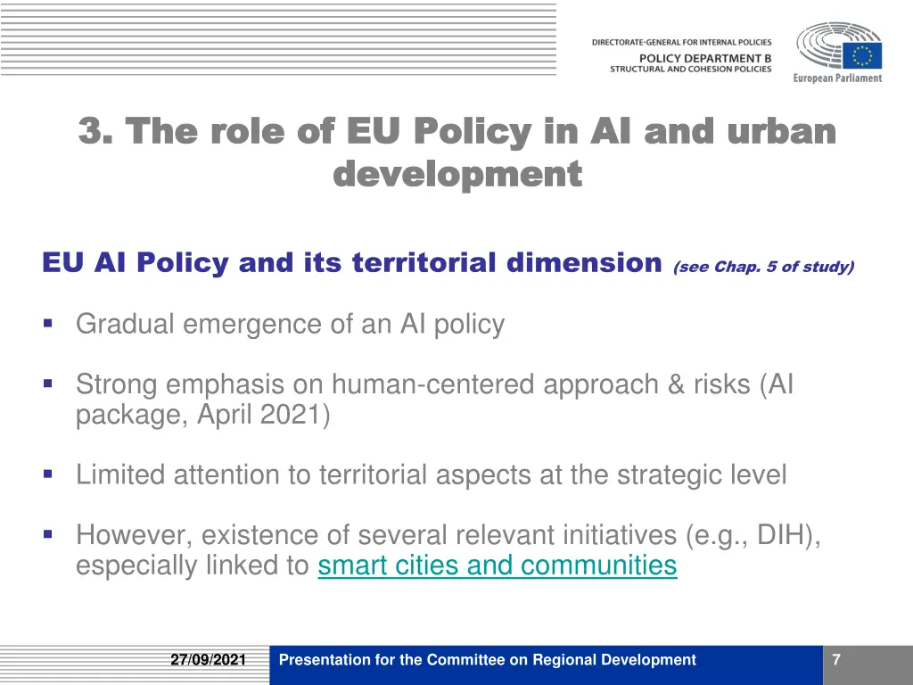 3 the role of eu policy in ai and urban