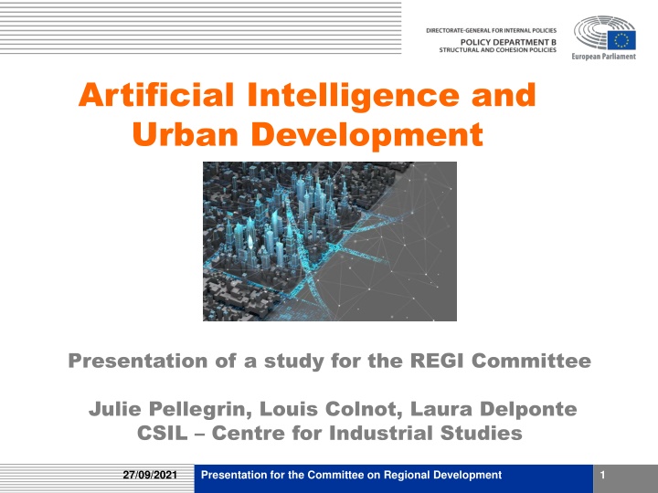 artificial intelligence and urban development