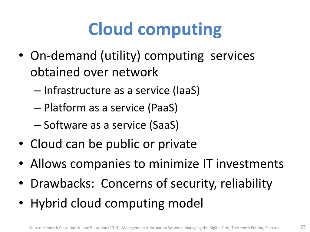 cloud computing