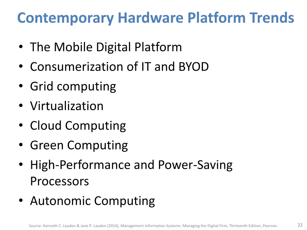 contemporary hardware platform trends