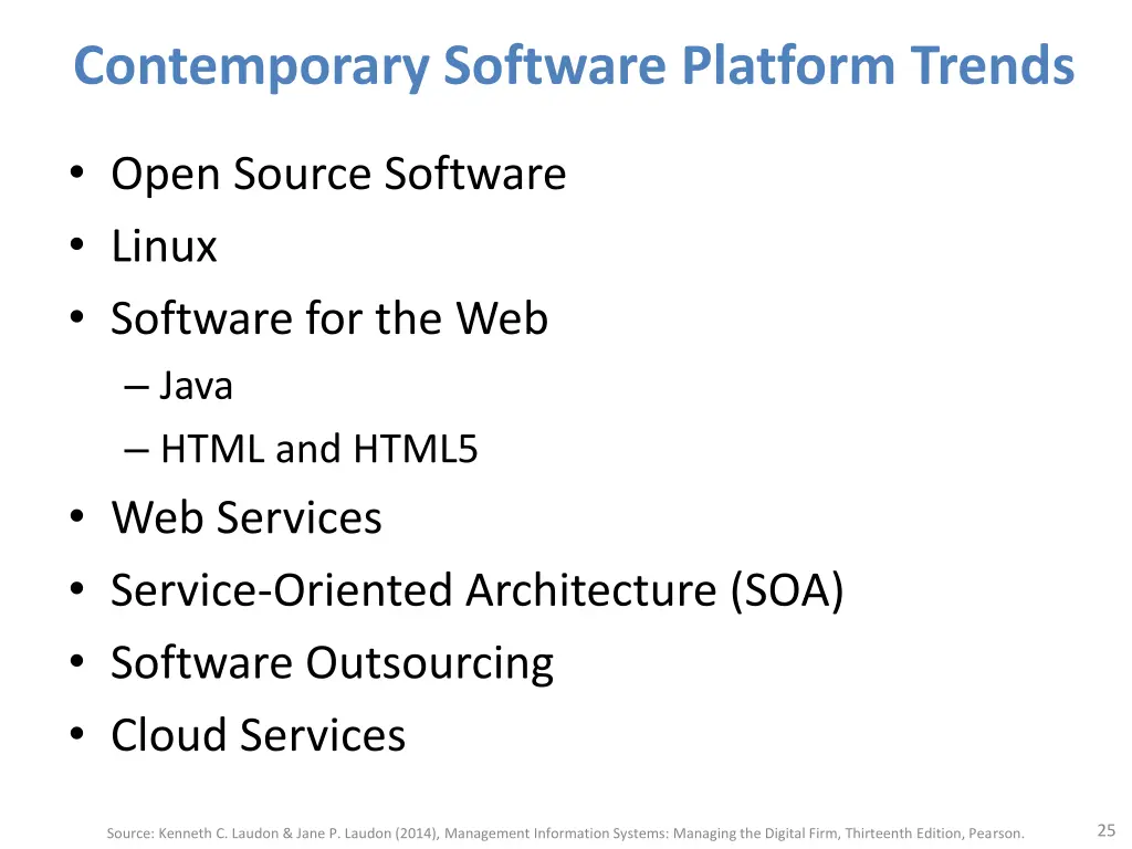 contemporary software platform trends