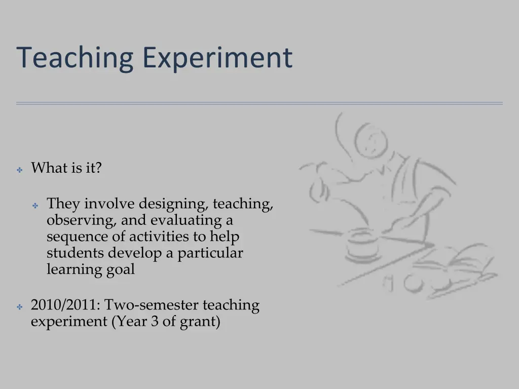 teaching experiment