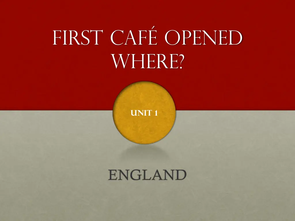 first caf opened where