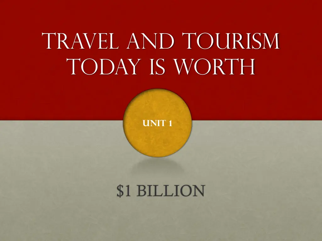 travel and tourism today is worth