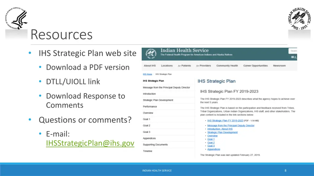 resources ihs strategic plan web site download