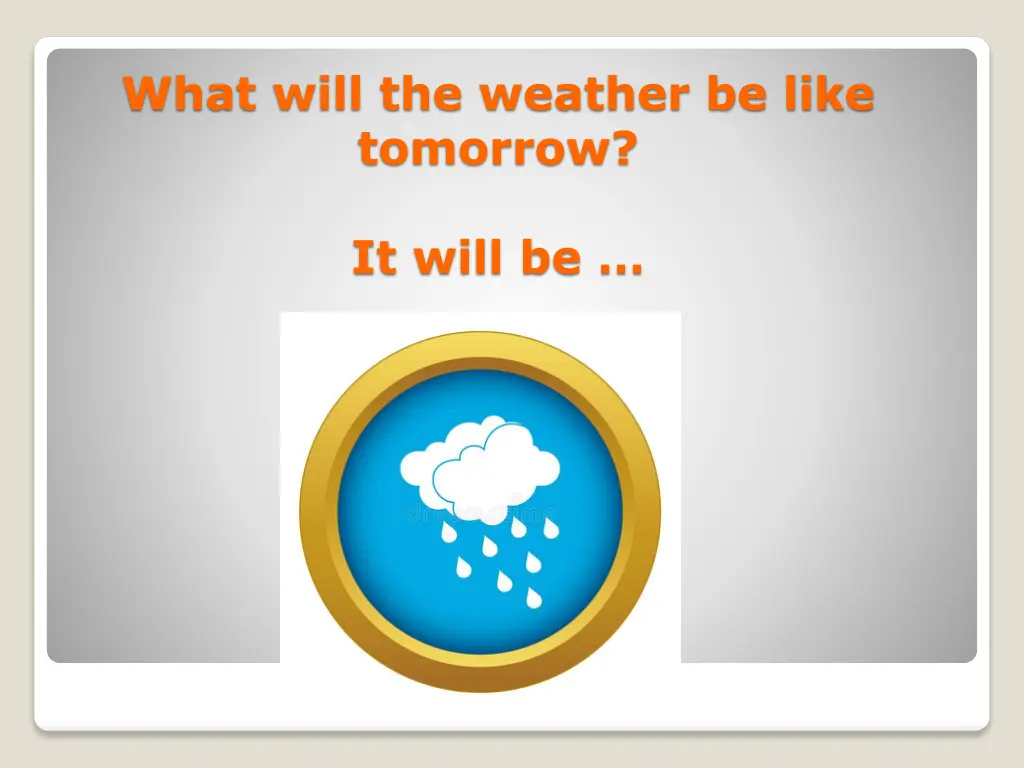 what will the weather be like tomorrow