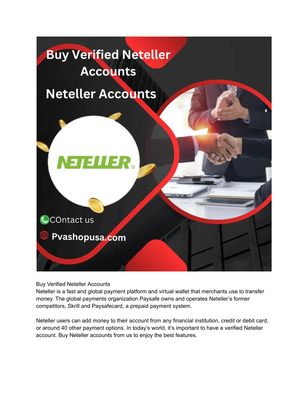 buy verified neteller accounts neteller is a fast