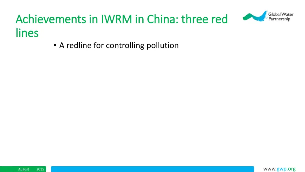 achievements in iwrm in china three 3