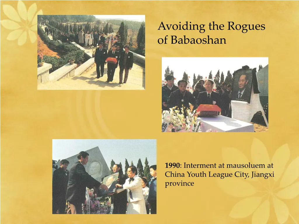 avoiding the rogues of babaoshan