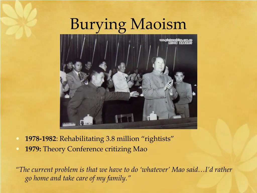 burying maoism