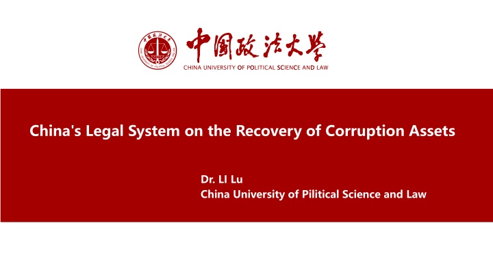 china s legal system on the recovery