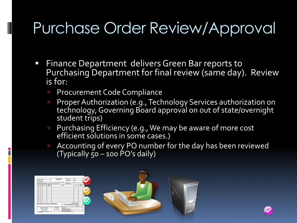 purchase order review approval 2