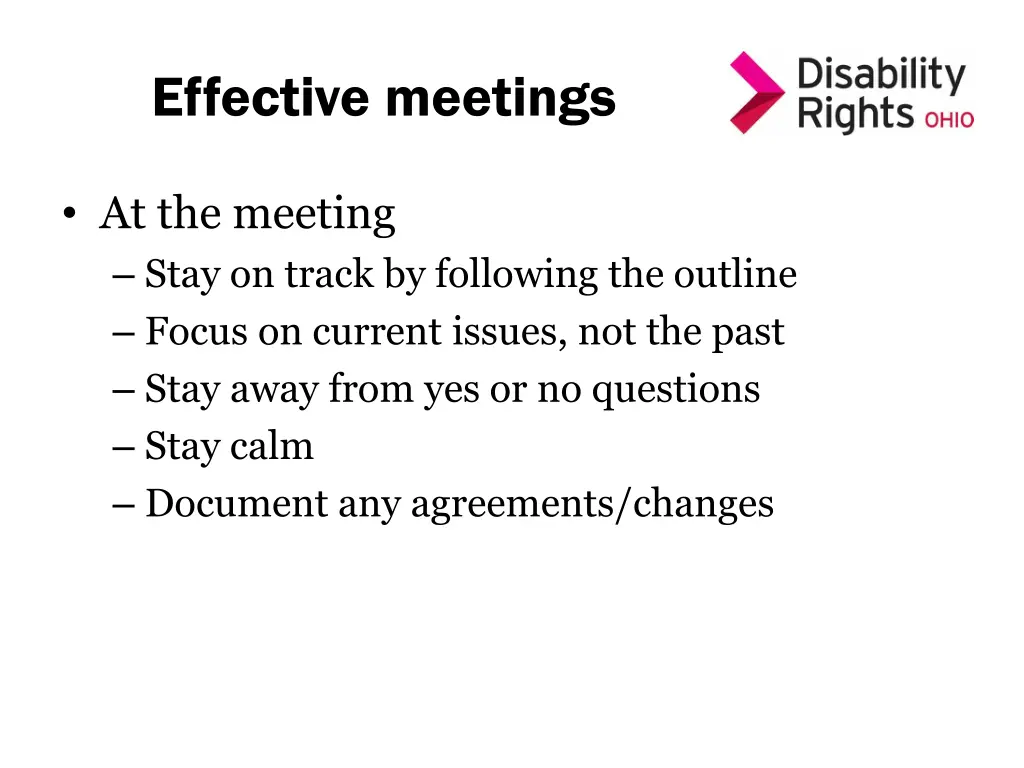 effective meetings 5