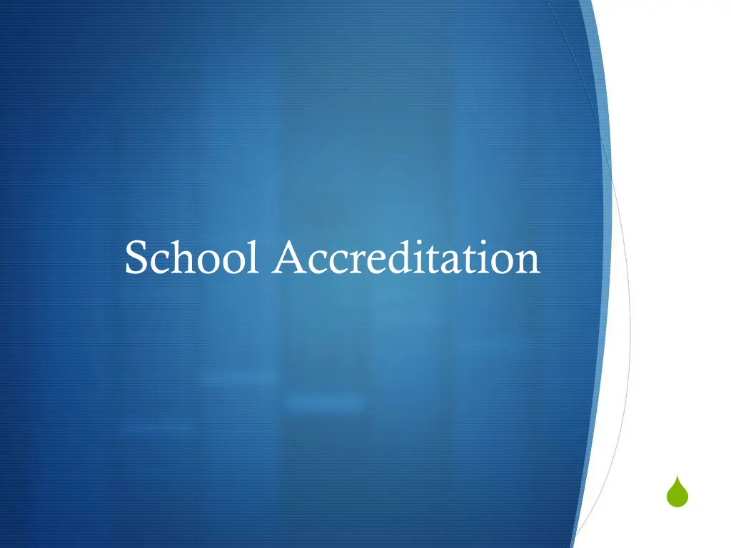 school accreditation