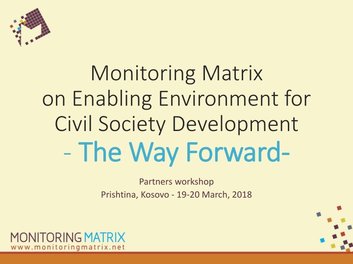 monitoring matrix on enabling environment