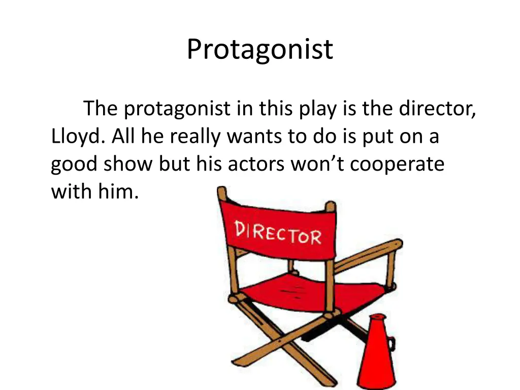 protagonist