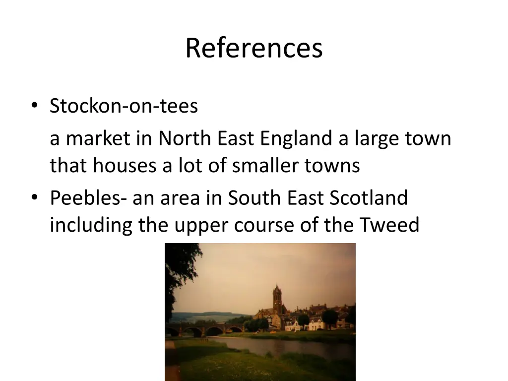 references