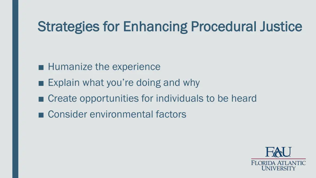 strategies for enhancing procedural justice