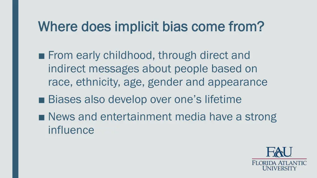 where does implicit bias come from where does