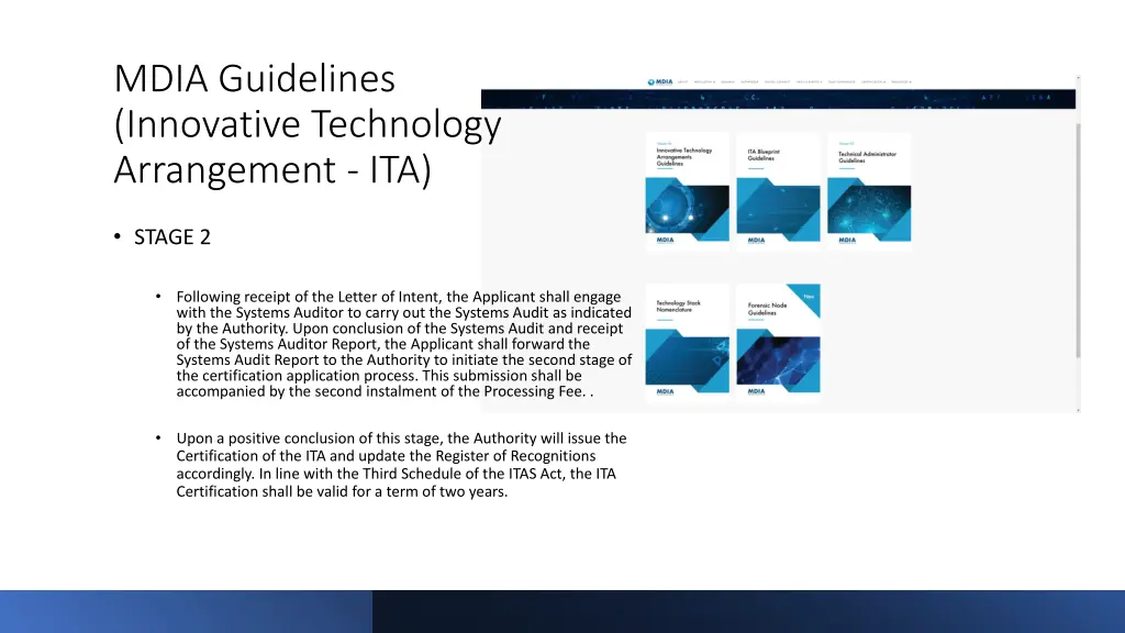 mdia guidelines innovative technology arrangement 1