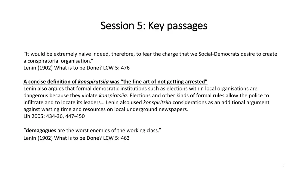 session 5 key passages session 5 key passages