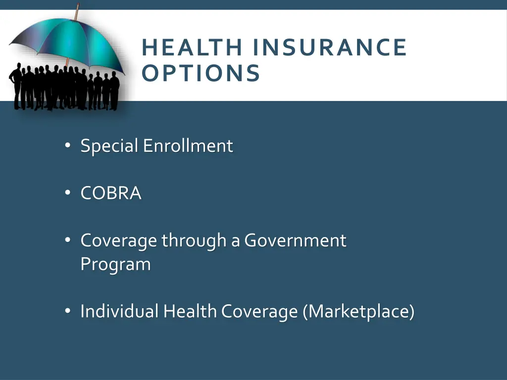 health insurance options