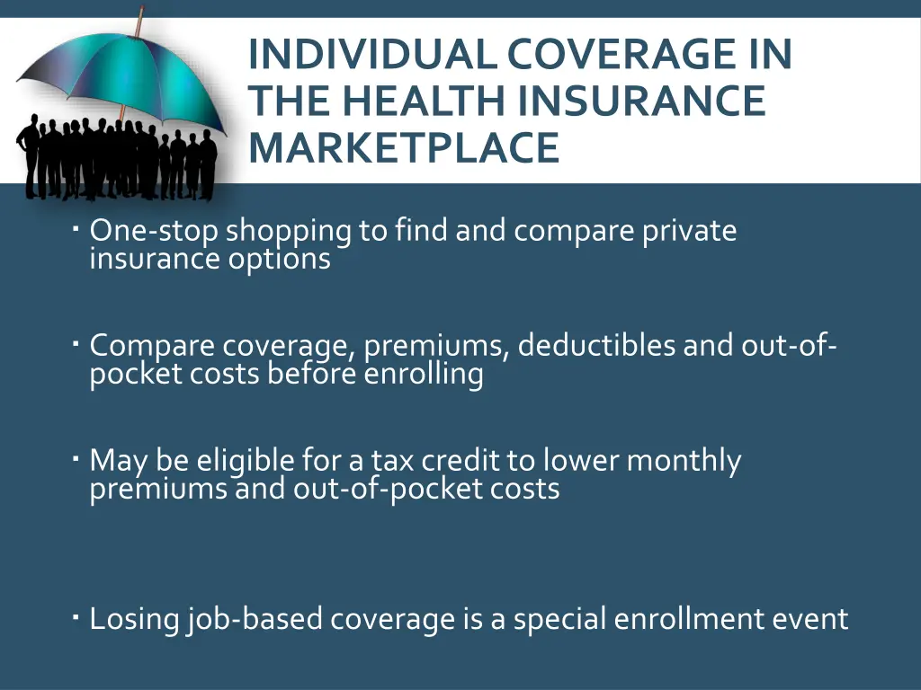 individual coverage in the health insurance