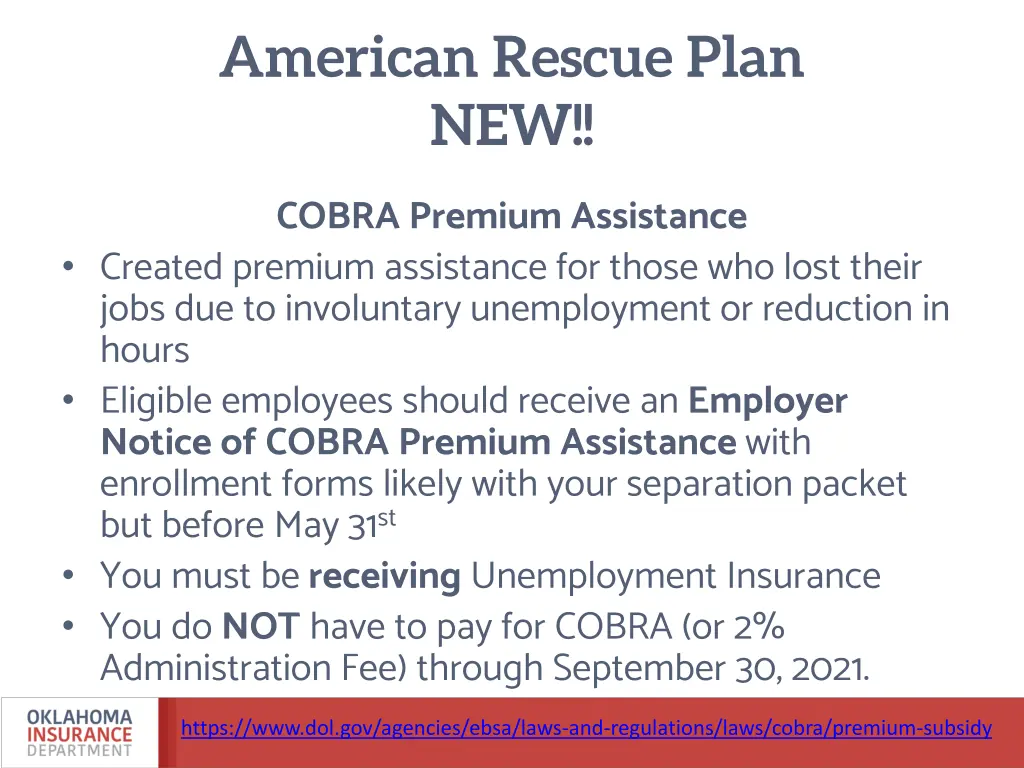 american rescue plan new