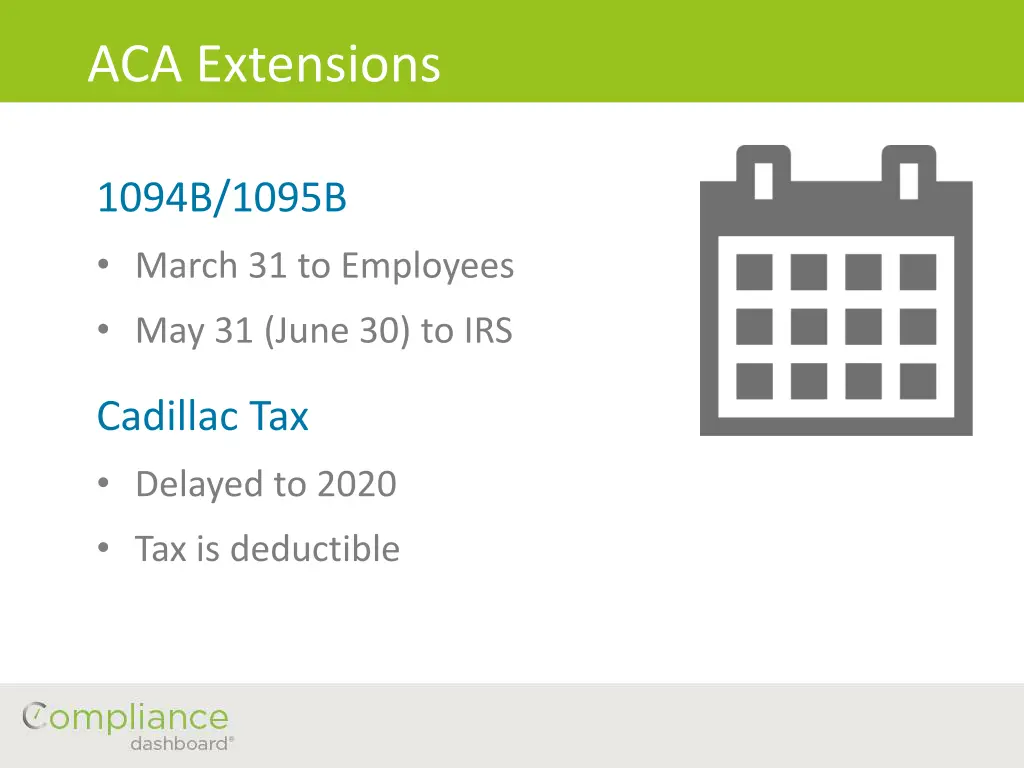 aca extensions