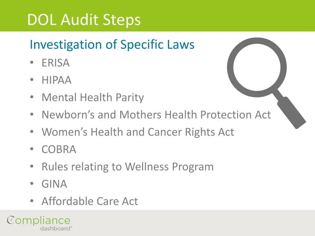 dol audit steps 3