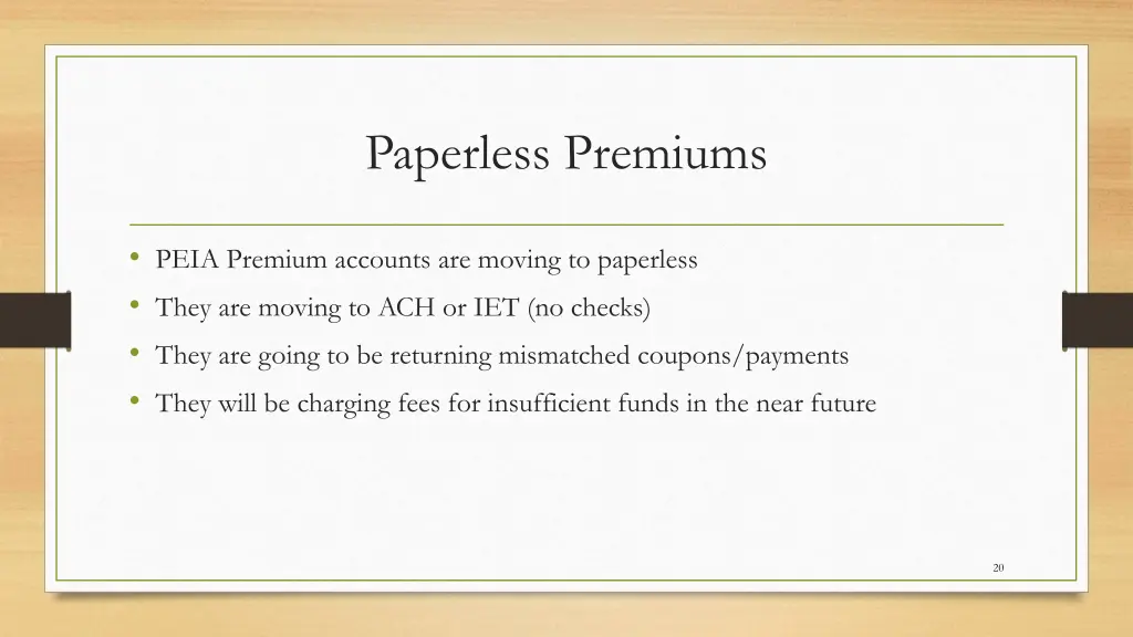 paperless premiums