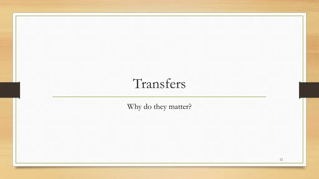 transfers