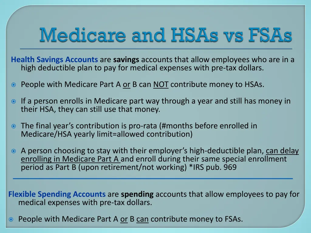 health savings accounts are savings accounts that