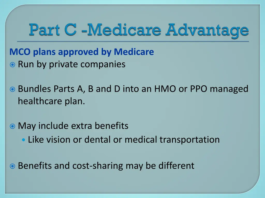 mco plans approved by medicare run by private