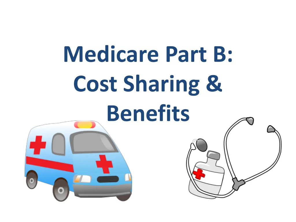 medicare part b cost sharing benefits