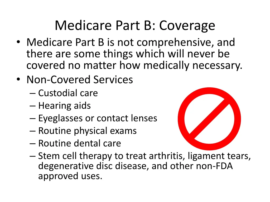 medicare part b coverage medicare part