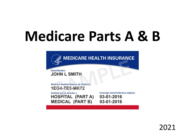 medicare parts a b