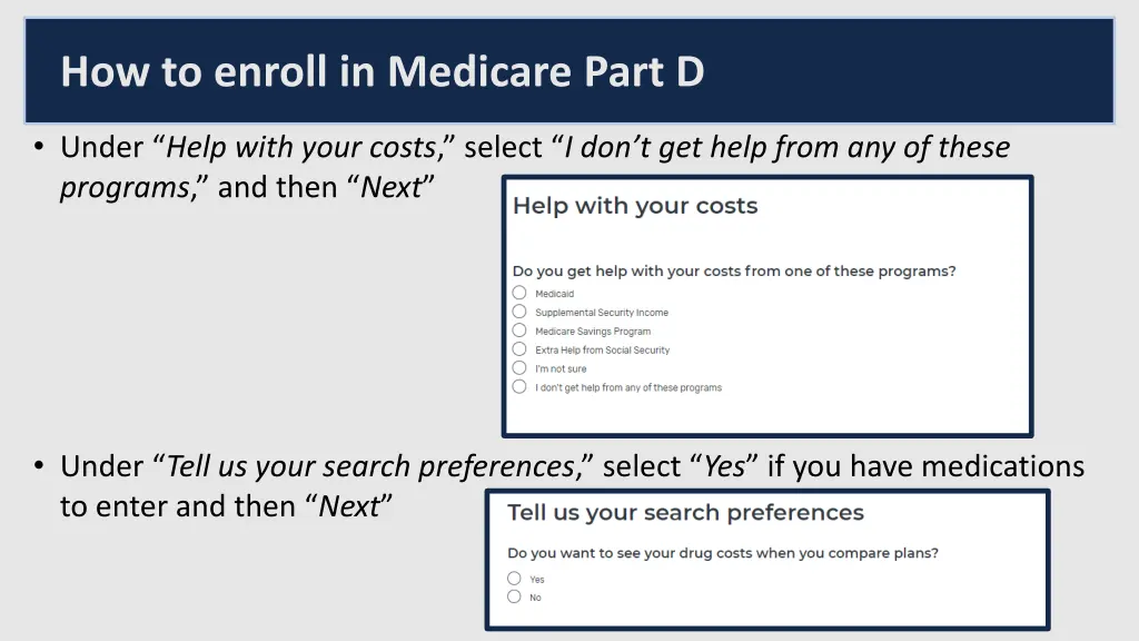 how to enroll in medicare part d 2