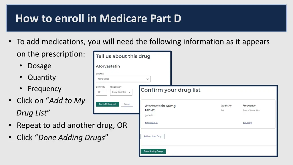 how to enroll in medicare part d 3