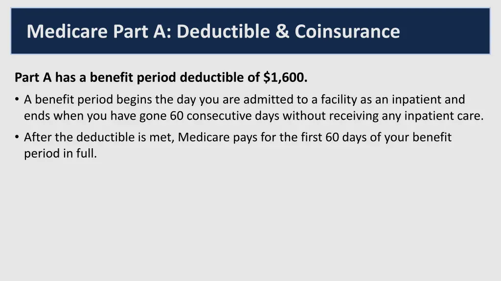 medicare part a deductible coinsurance