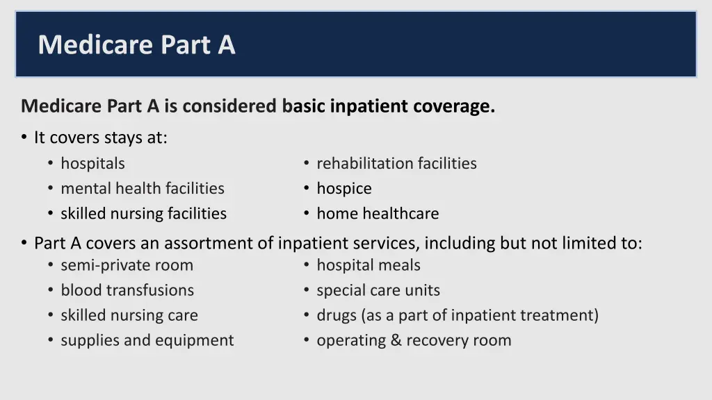 medicare part a